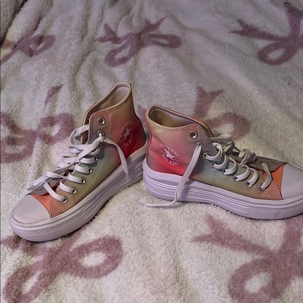 Converse Women's Rainbow High-Top Sneakers